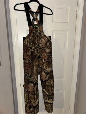 Remington Brown Green Camo Bib Overalls